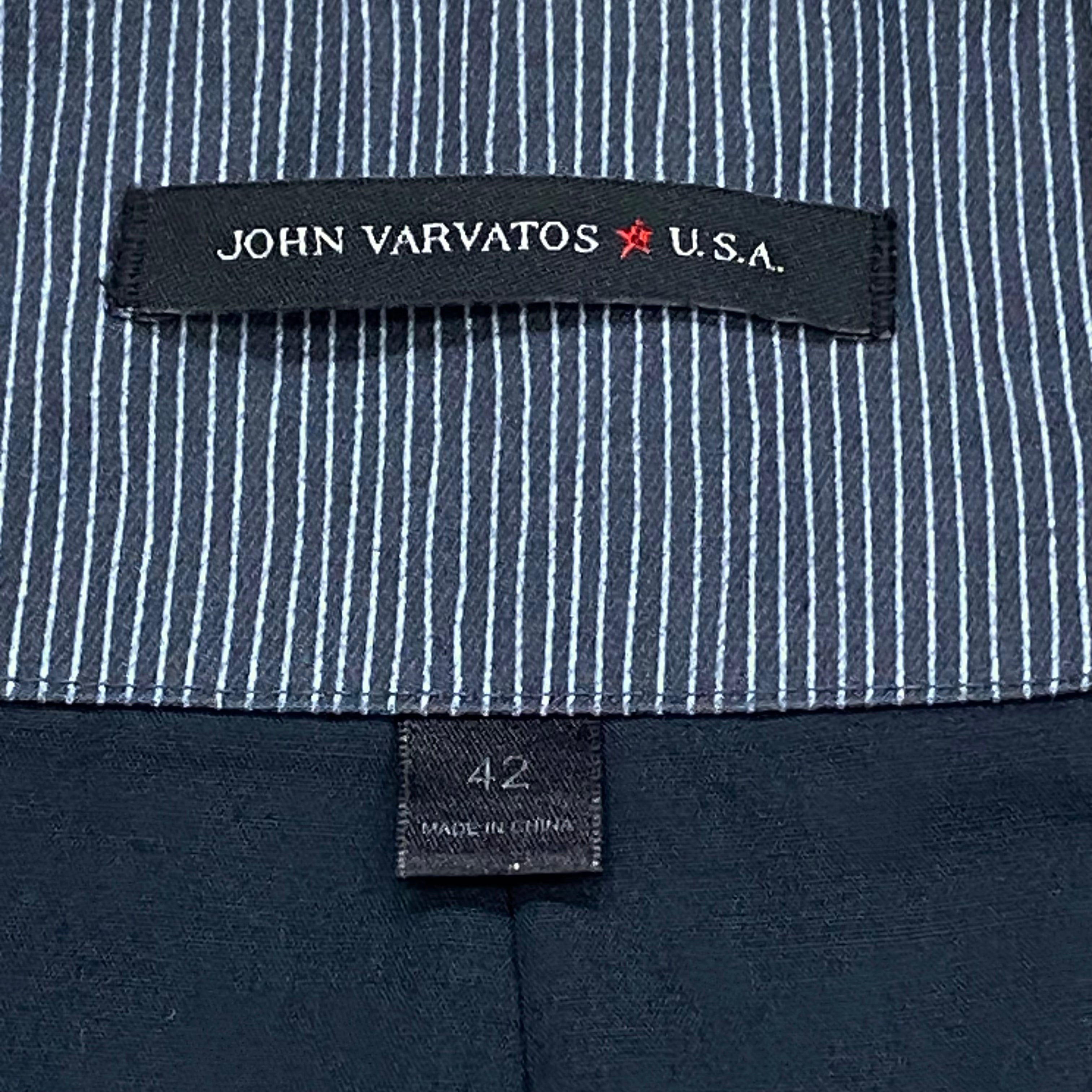 John Varvatos USA Pinstripe Sport Coat Blazer Suit Jacket 42