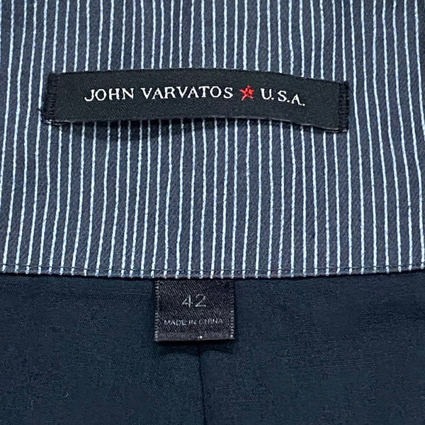 John Varvatos USA Pinstripe Sport Coat Blazer Suit Jacket 42
