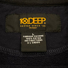 Load image into Gallery viewer, 10 Deep Leopard Print Sleeve Crewneck Sweatshirt Large

