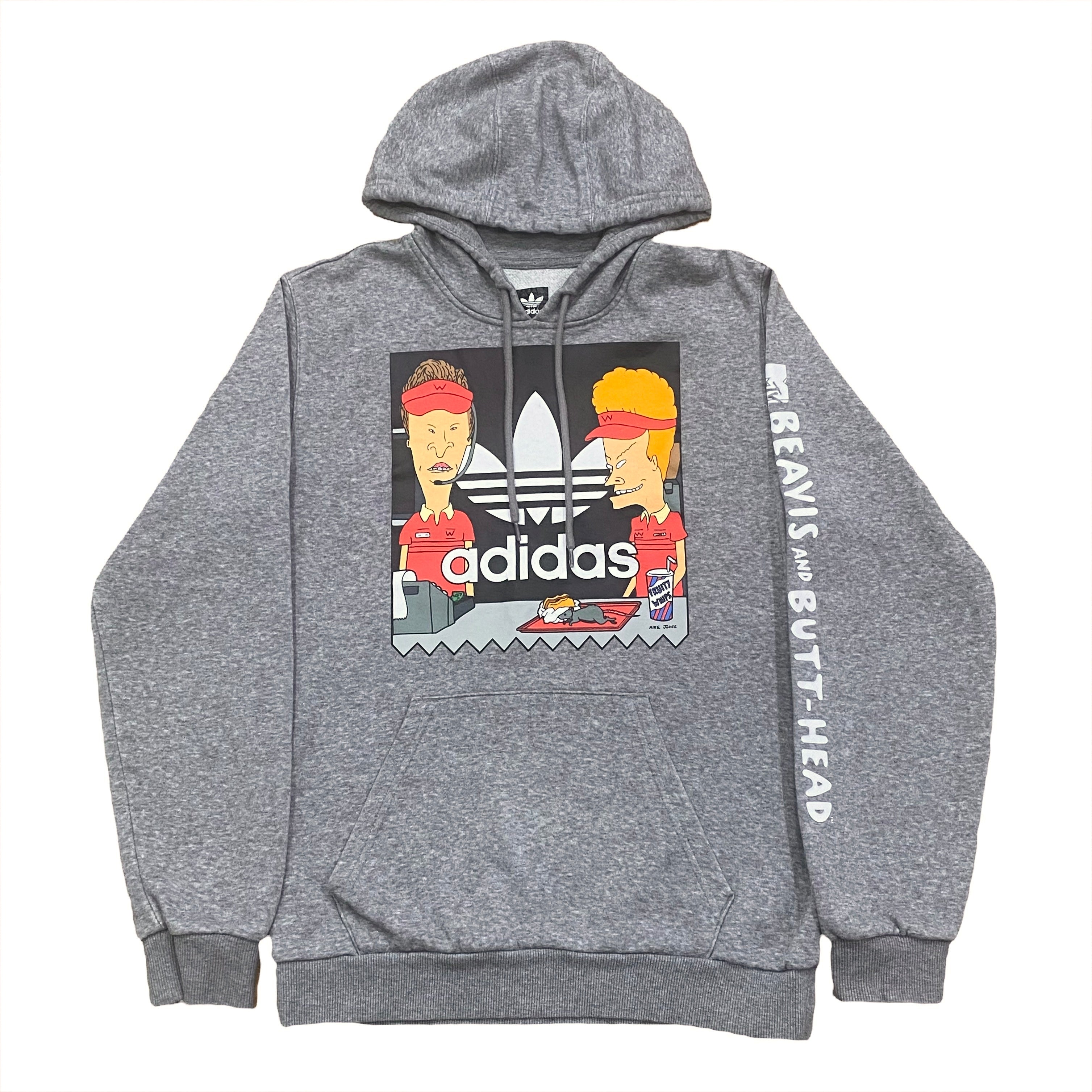 Adidas Beavis Butthead MTV Limited Edition Hoodie Men's XS