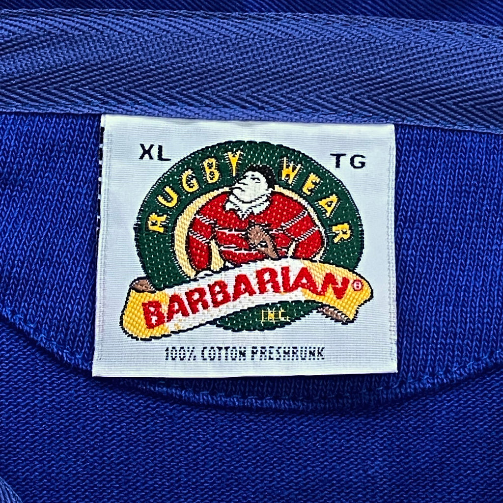 Vintage Barbarian Vancouver Canucks Canuck Place Rugby Polo Shirt XL