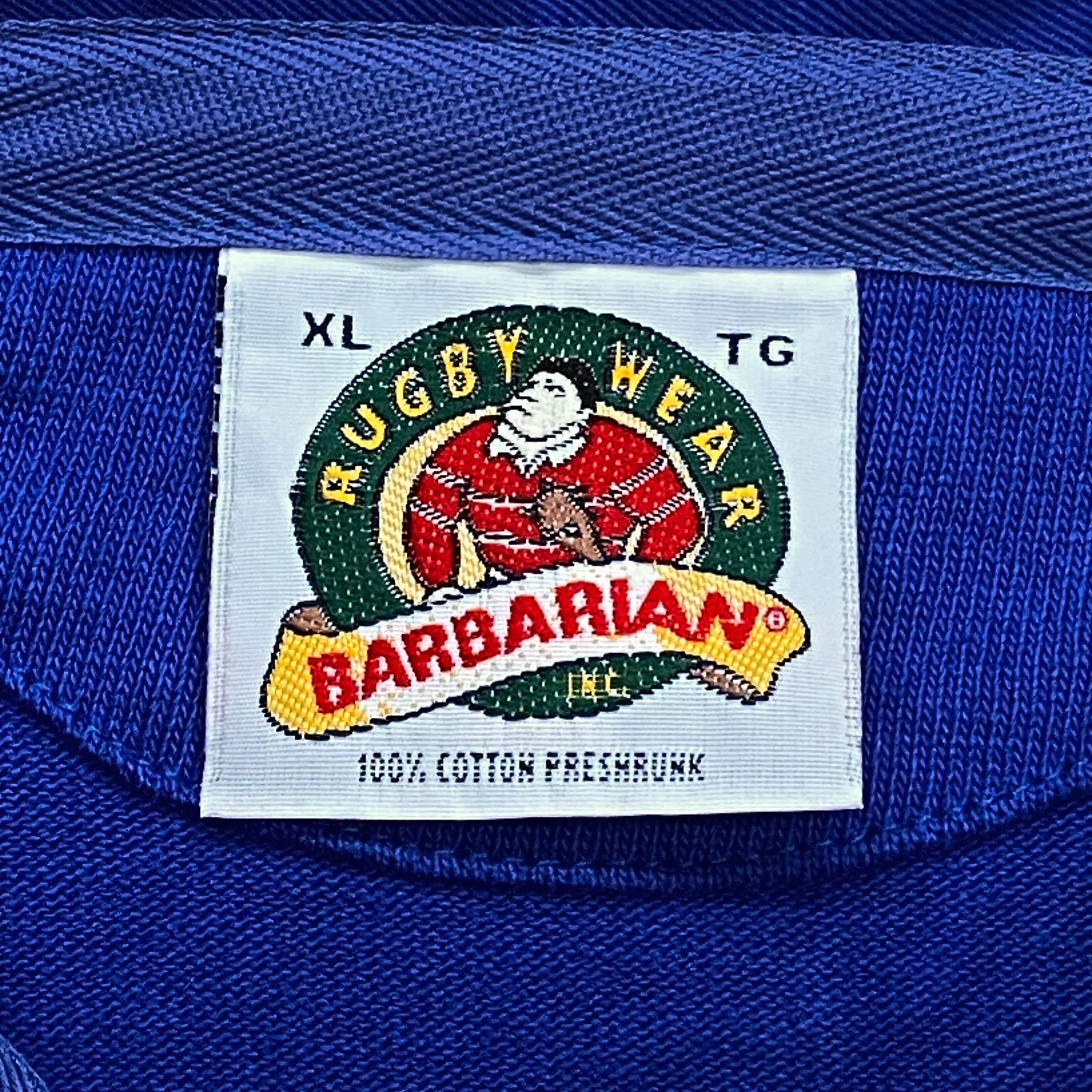 Vintage Barbarian Vancouver Canucks Canuck Place Rugby Polo Shirt XL