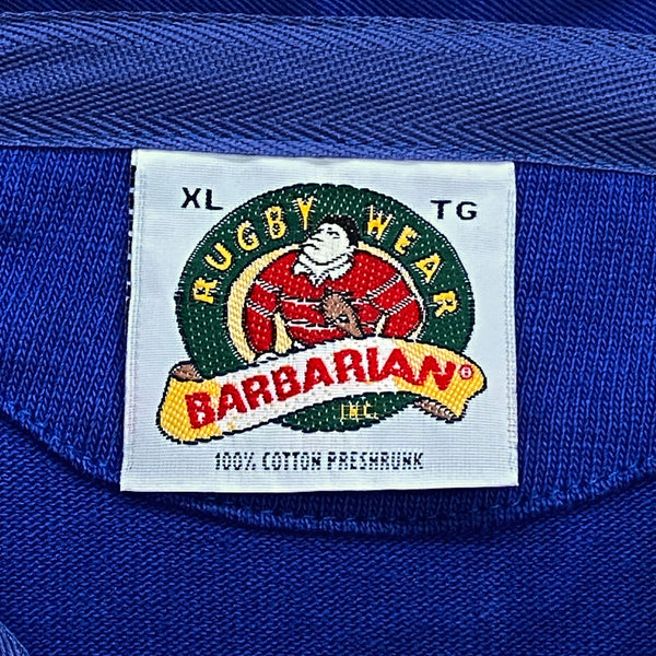 Vintage Barbarian Vancouver Canucks Canuck Place Rugby Polo Shirt XL