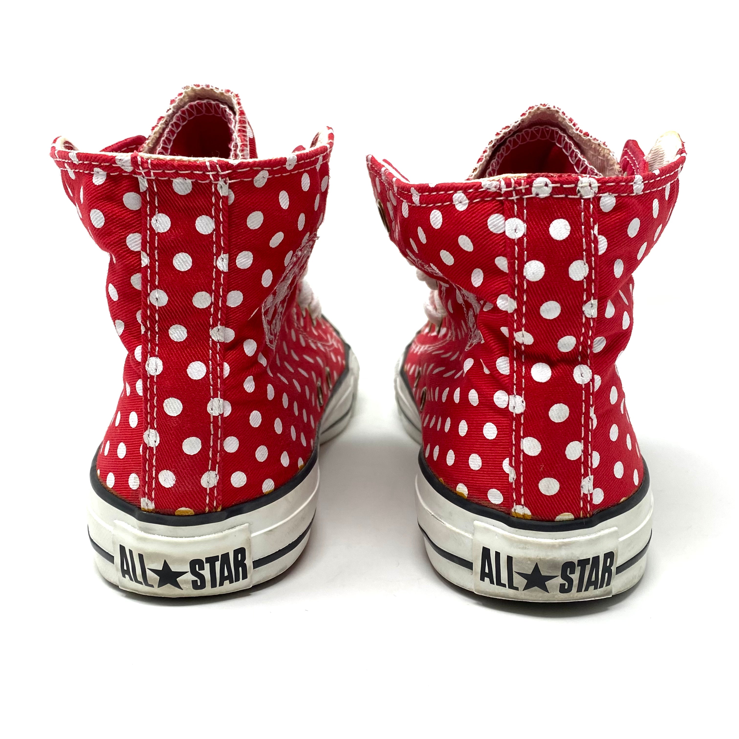 Converse All Star Polka Dot High Top Sneakers Women’s 6 US