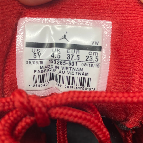 Nike Air Jordan 12 Retro GS Gym Red 153265-601 Jumpman Sneakers 5Y