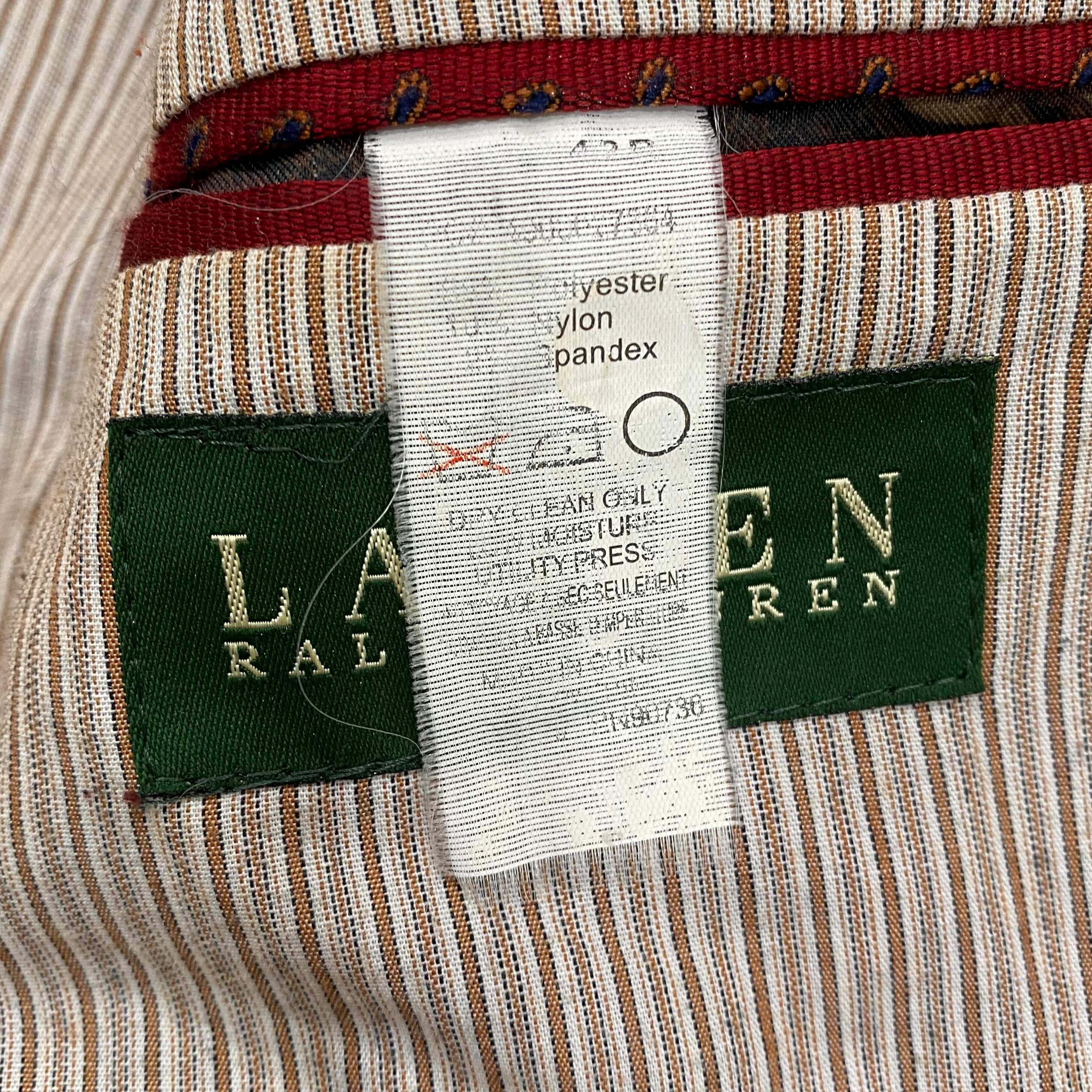 Lauren Ralph Lauren Brown Corduroy Sport Coat Blazer Jacket Men’s 43R