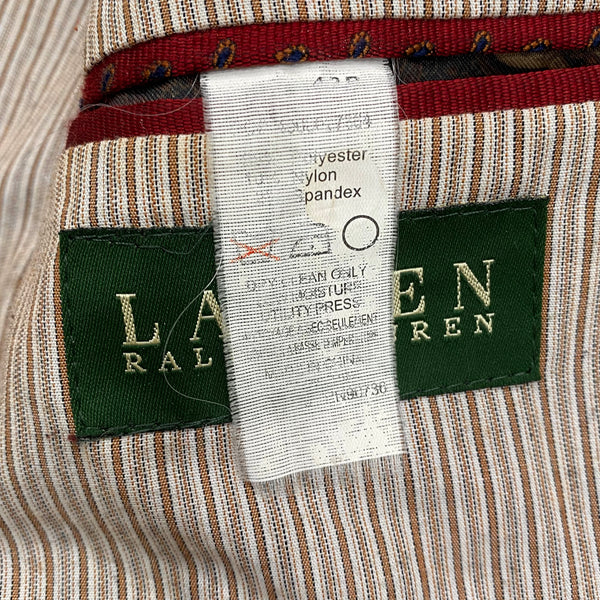 Lauren Ralph Lauren Brown Corduroy Sport Coat Blazer Jacket Men’s 43R
