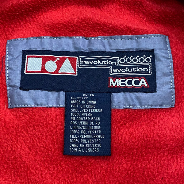 Vintage Mecca Revolution Evolution Nylon Fleece Lined Vest Men’s XL