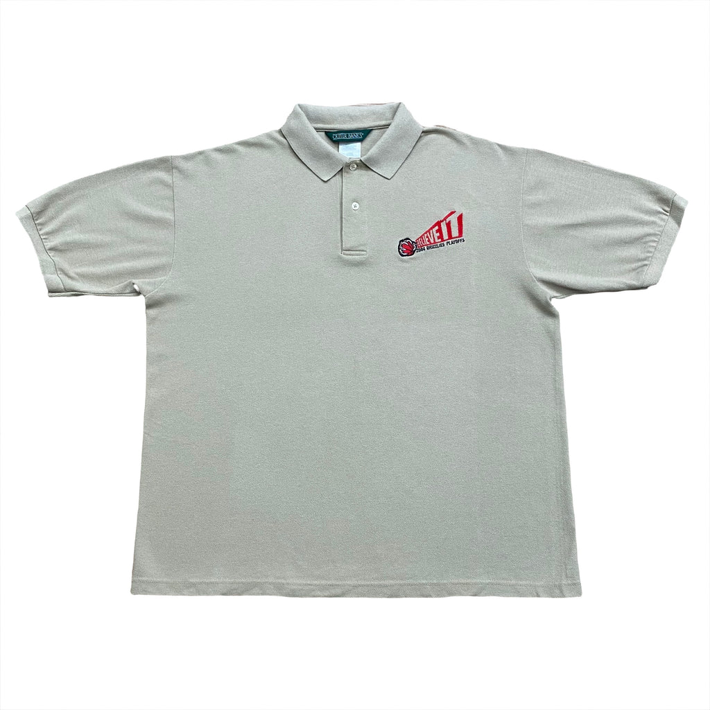 NBA 2004 Memphis Grizzlies Playoffs Believe It Polo Shirt Large