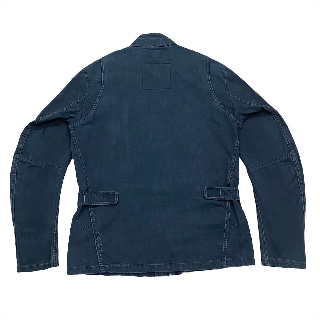 G-Star Raw Denim Black Chopper Jkt Long Jacket Men’s Large