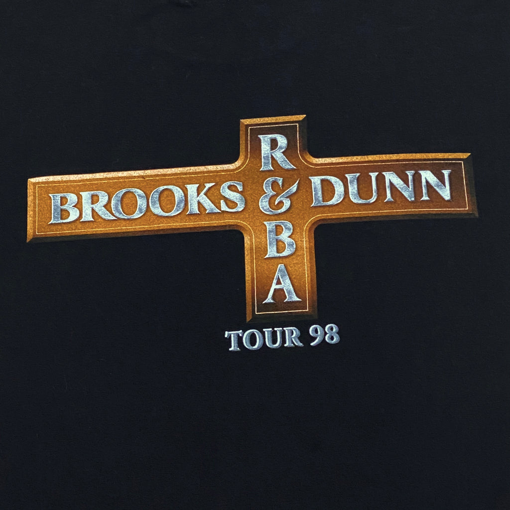 Vintage 1998 Brooks & Dunn and Reba McEntire Country Music Tour T-Shirt Men’s XL
