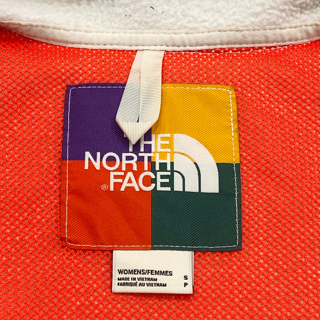 The North Face Color Block Long Fleece Big Logo Full Zip Jacket Women’s Small