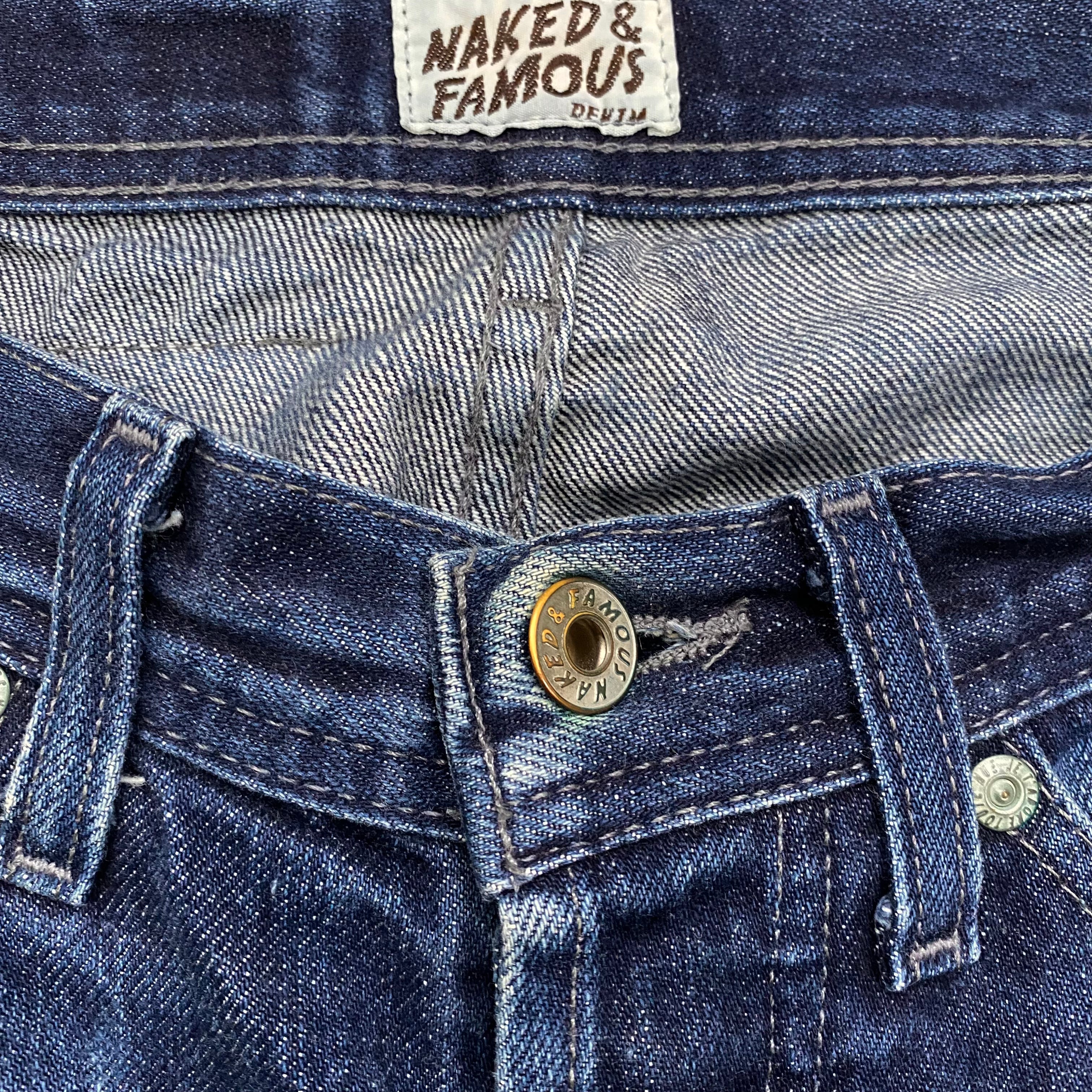 Naked & Famous WeirdGuy Indigo Selvedge Jeans 28