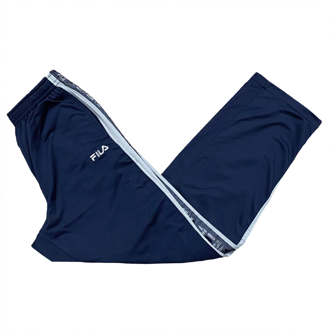 Vintage Fila Tear Away Snap Button Track Pants Medium