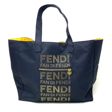 Load image into Gallery viewer, Fendi Fan Di Fendi Perfumes Black/Gold Logo Tote Bag

