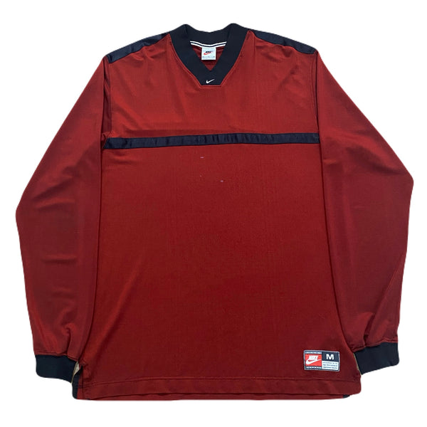 Vintage Nike Team Sports Rayon Long Sleeve Jersey Shirt Men’s Medium
