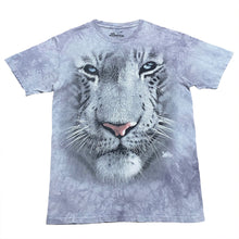 Load image into Gallery viewer, The Mountain 2011 White Tiger Face Stone Washed T-Shirt Medium
