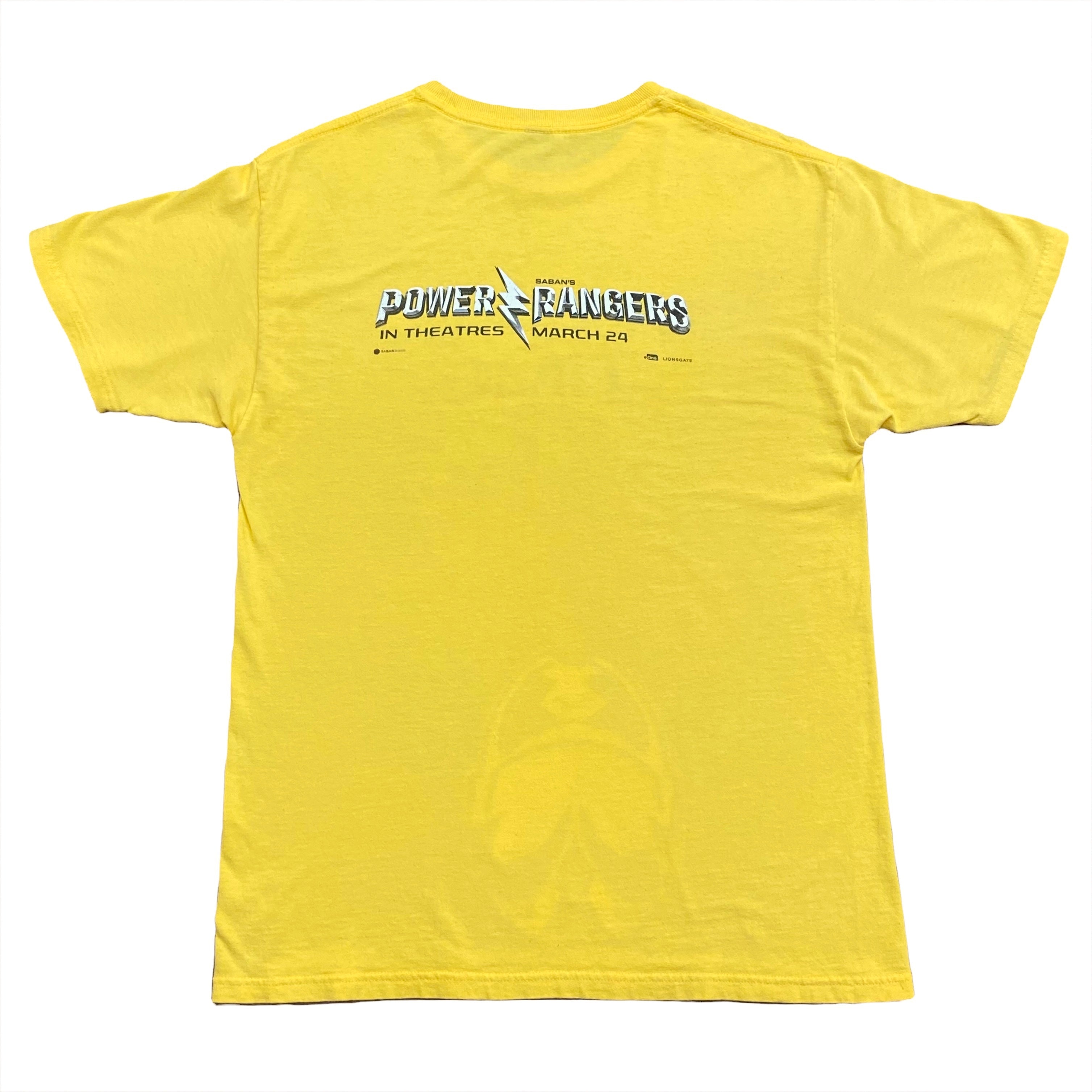 Saban’s Power Rangers Movie 2017 It’s Morphin Time Promo T-Shirt Medium