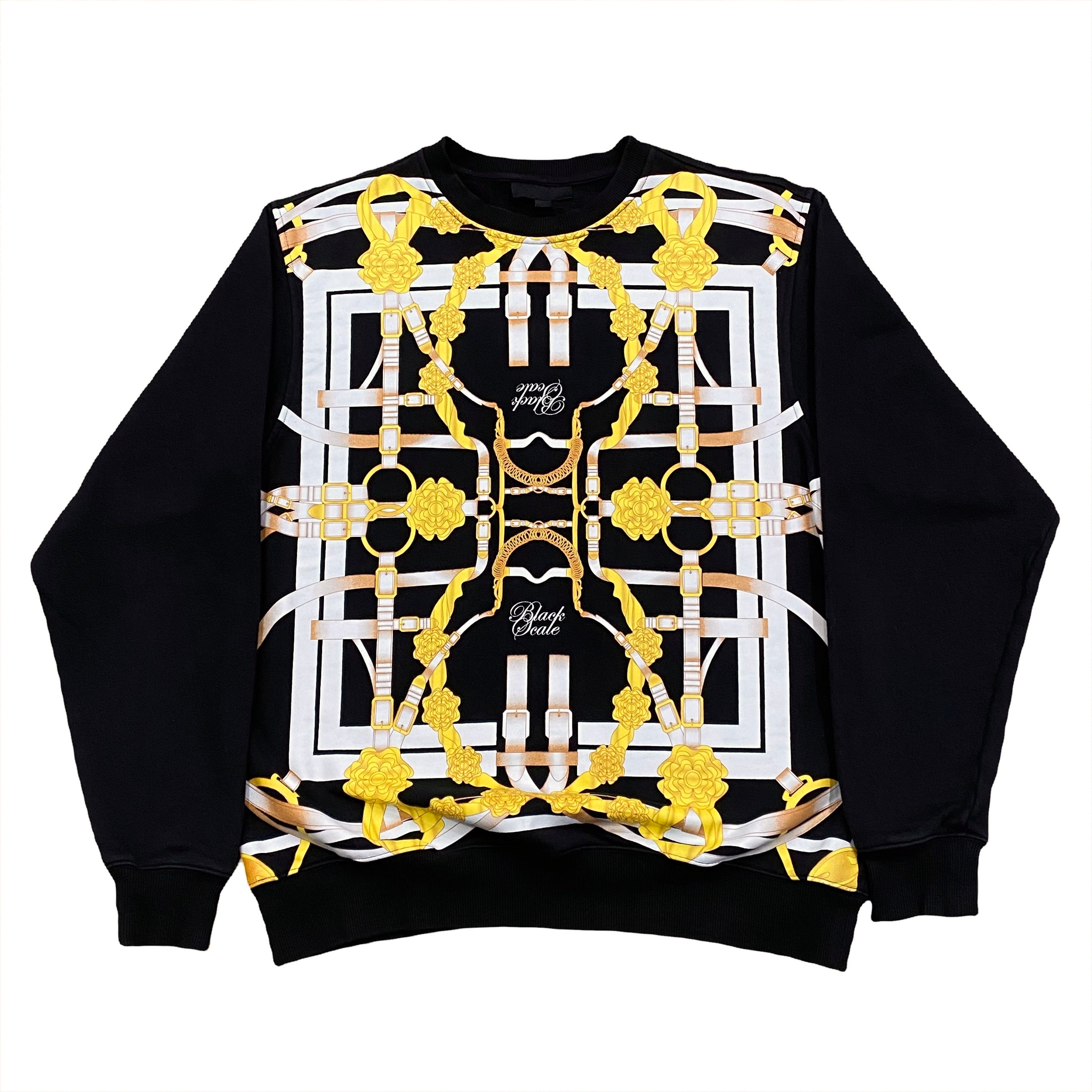 Black Scale Equestrian Crewneck Sweatshirt Men’s Large