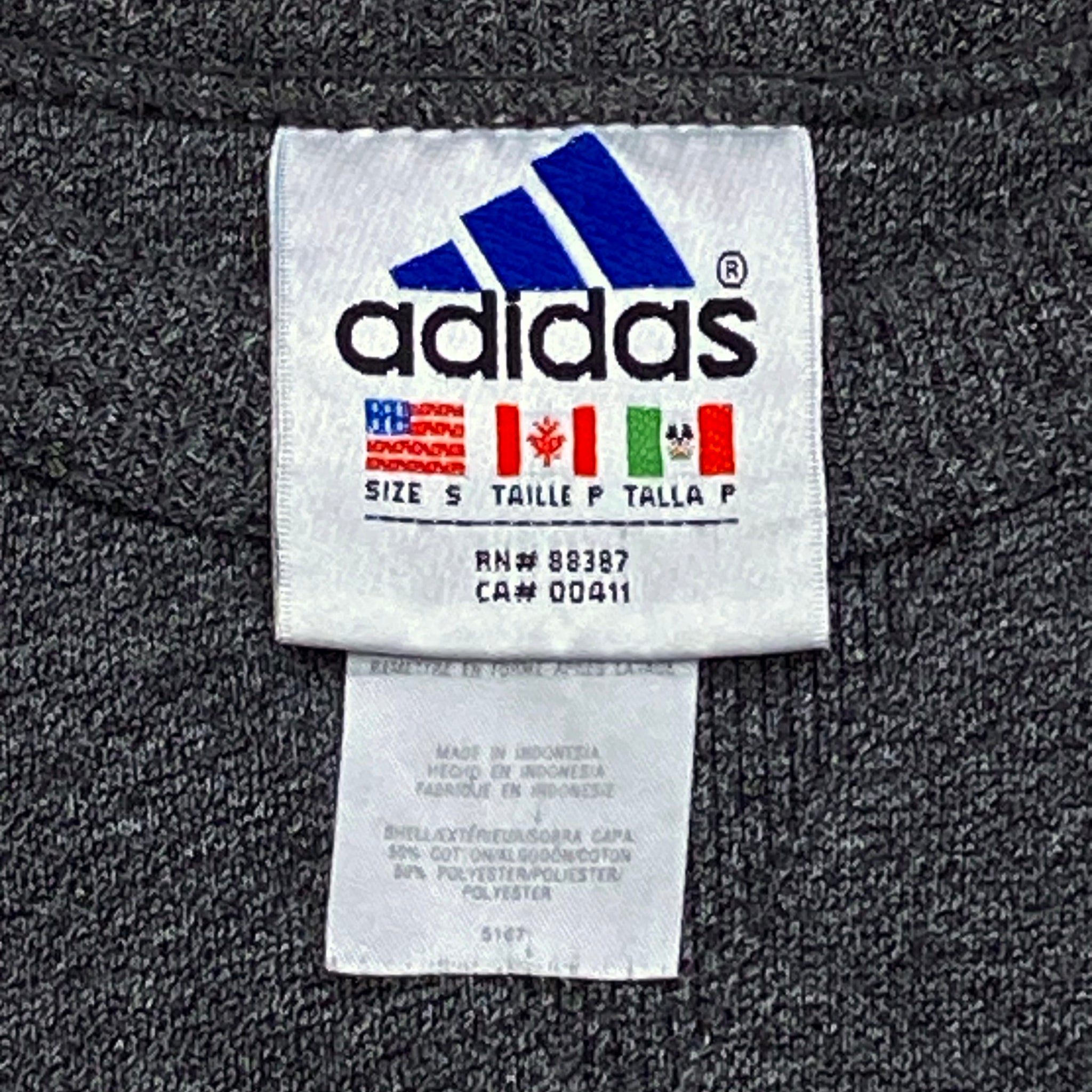 Vintage Adidas Corporate Logo Line Embroidered Sweatshirt Small Vintage Adidas Corporate Logo Line Embroidered Sweatshirt Small