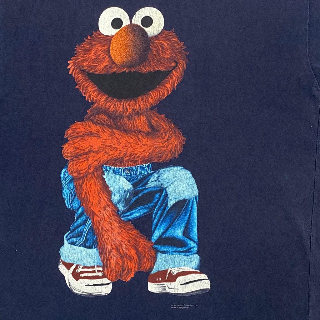 Vintage Jim Henson Sesame Street Elmo Jeans Hip Hop Changes T-Shirt Men’s Medium