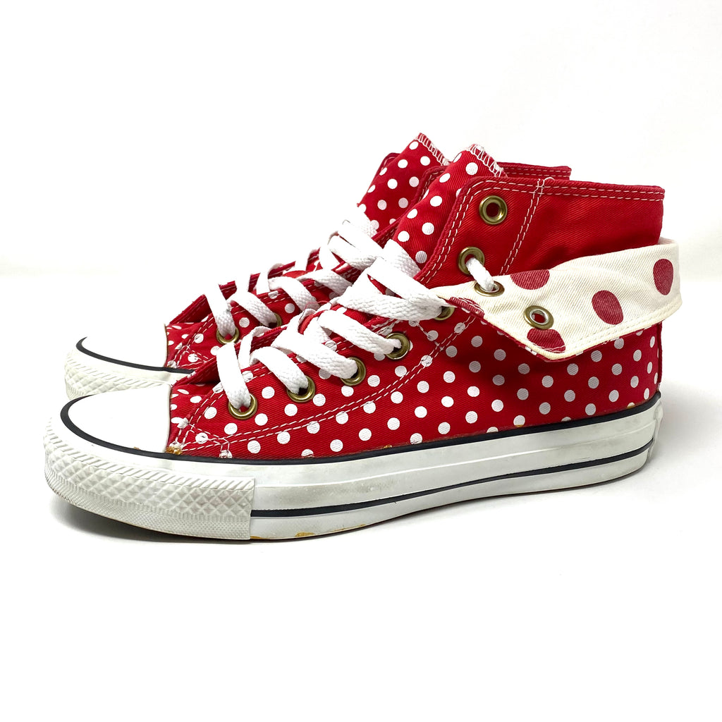 Converse All Star Polka Dot High Top Sneakers Women’s 6 US