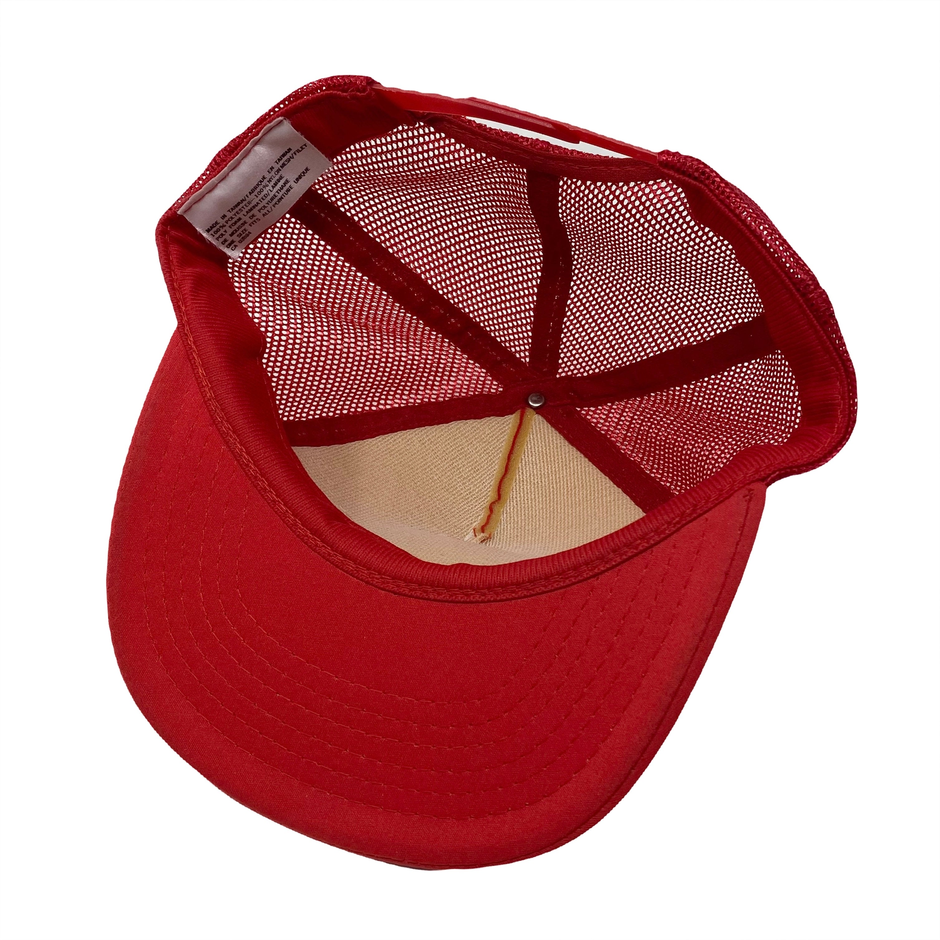 Vintage Molson Canadian Plastic Bottle Cap Logo Trucker Snapback Hat