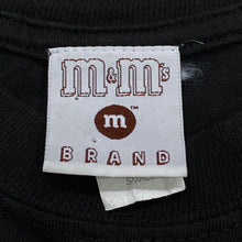 Load image into Gallery viewer, Vintage M&amp;M’s Brand Chocolate Candy Blue Double Sided Graphic T-Shirt Men’s Small
