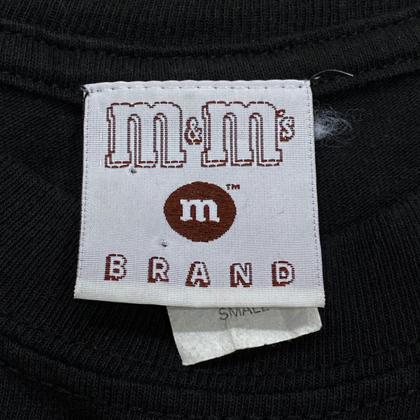 Vintage M&M’s Brand Chocolate Candy Blue Double Sided Graphic T-Shirt Men’s Small