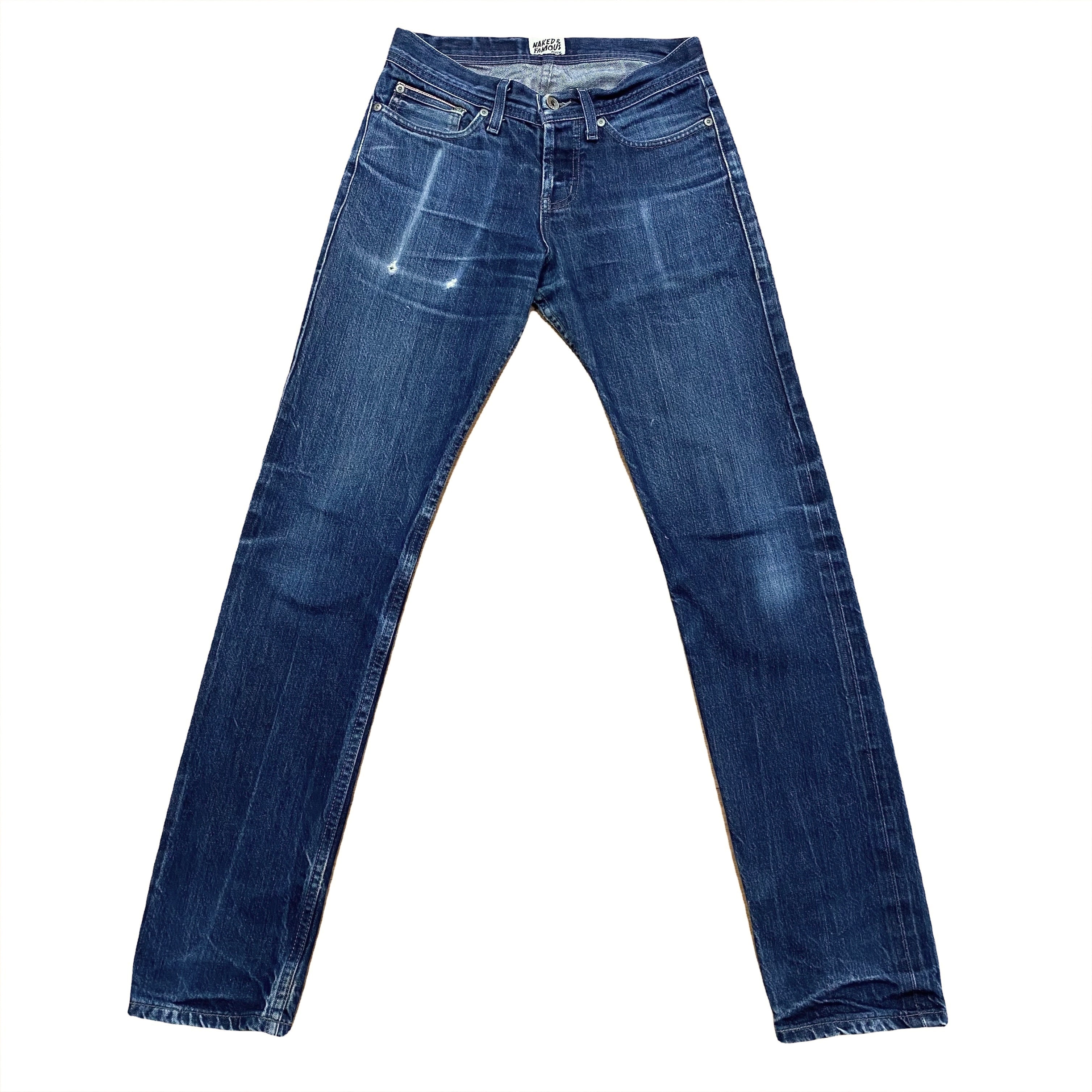 Naked & Famous WeirdGuy Indigo Selvedge Jeans 28