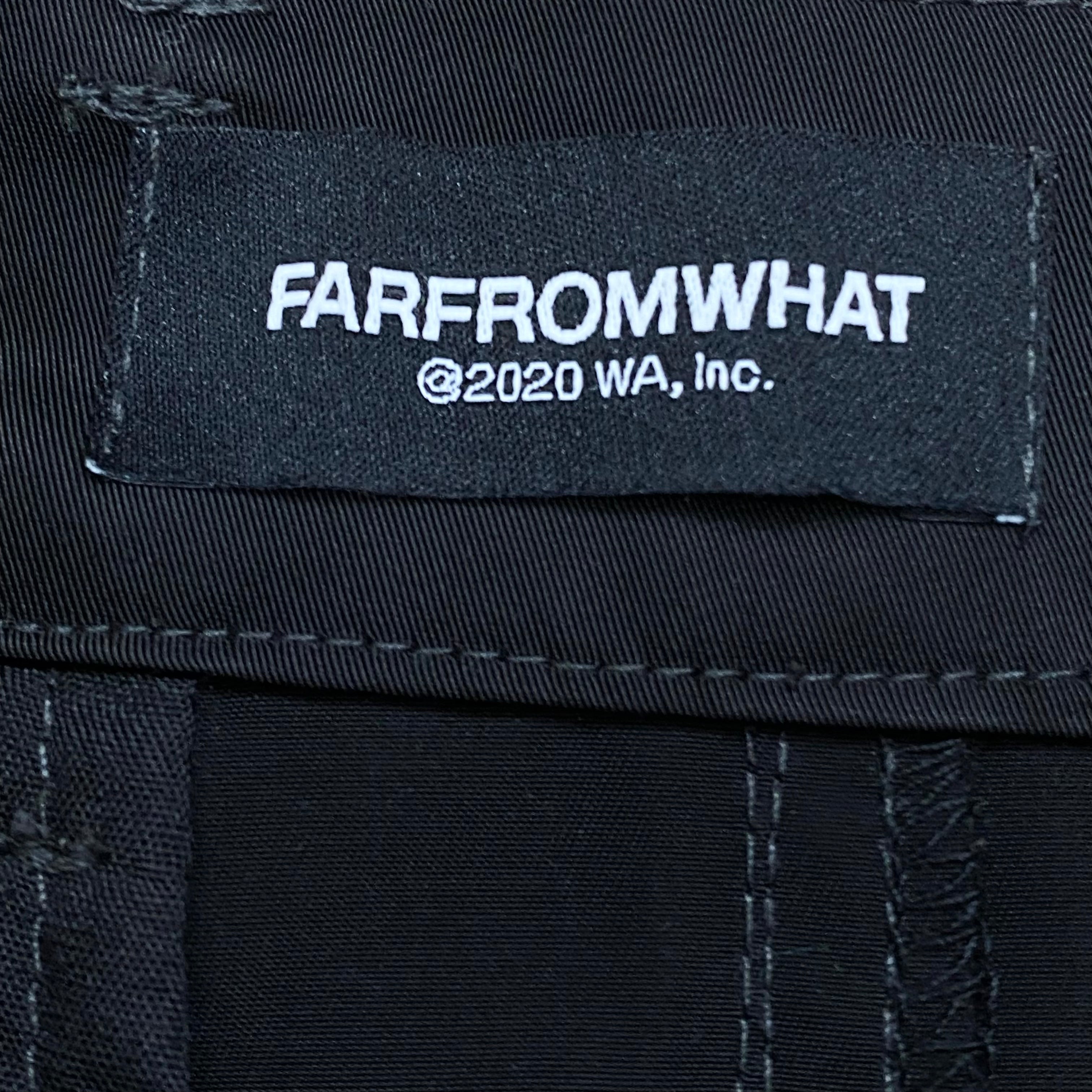 Far FARFROMWHAT Black Nylon Cargo Pants Men’s Size 3 (35 x 34)