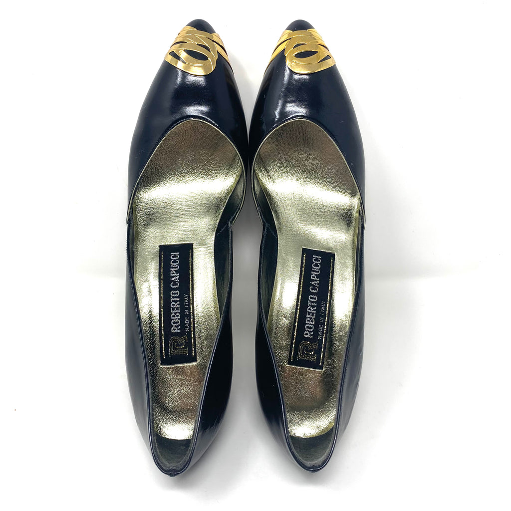 Roberto Capucci Labelle Leather High Heels Women’s 6.5 With Box