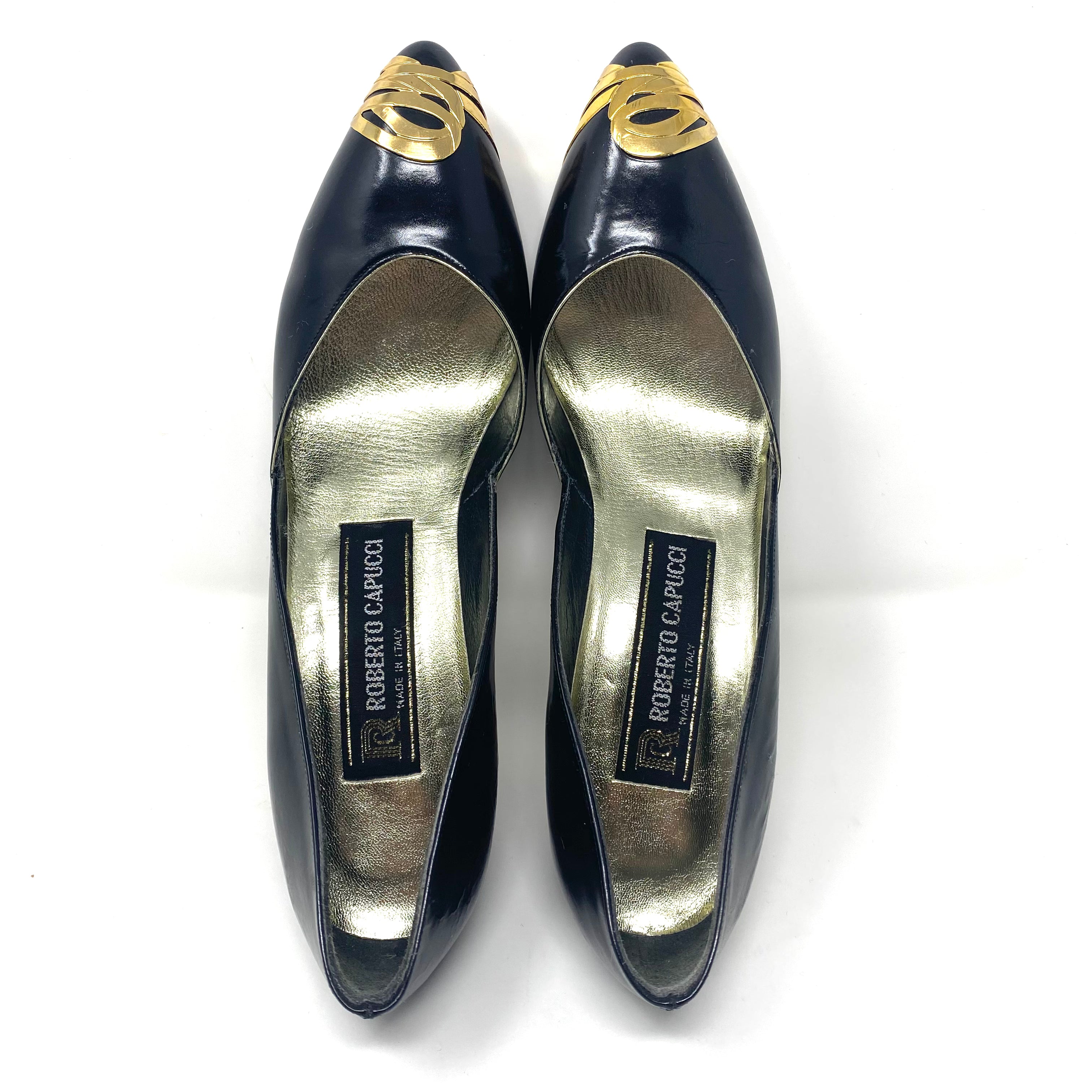 Roberto Capucci Labelle Leather High Heels Women’s 6.5 With Box
