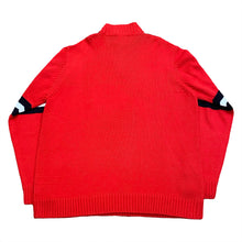Load image into Gallery viewer, NHL Calgary Flames 1/4 Zip Knit Sweater Mens XL
