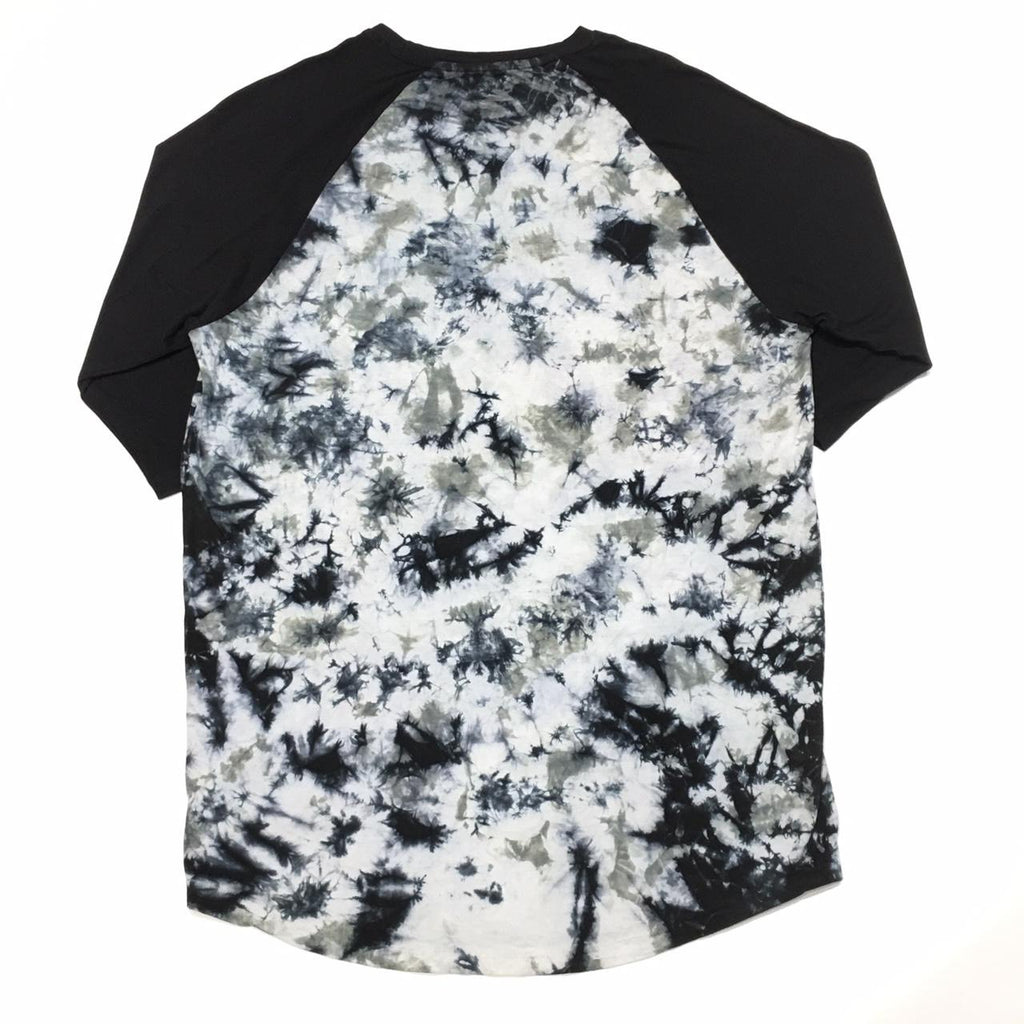 ACDC Back in Black 2017 Tie-Dye Raglan T-Shirt XL