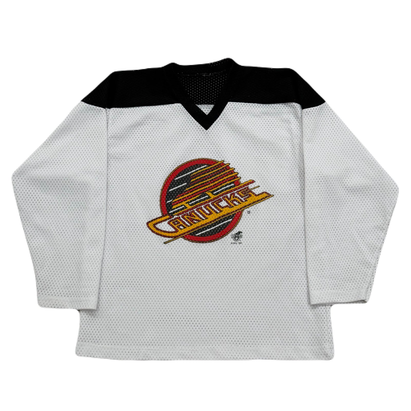 Vintage 1994 Ravens Athletic NHL Vancouver Canucks Practice Hockey Jersey Men’s Small