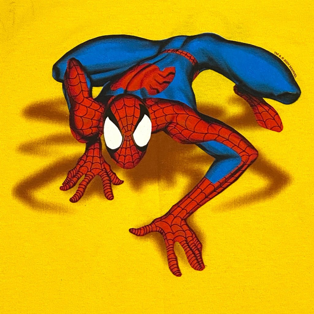 Vintage Marvel Spider-Man 2001 Movie Promo T-Shirt Youth XL