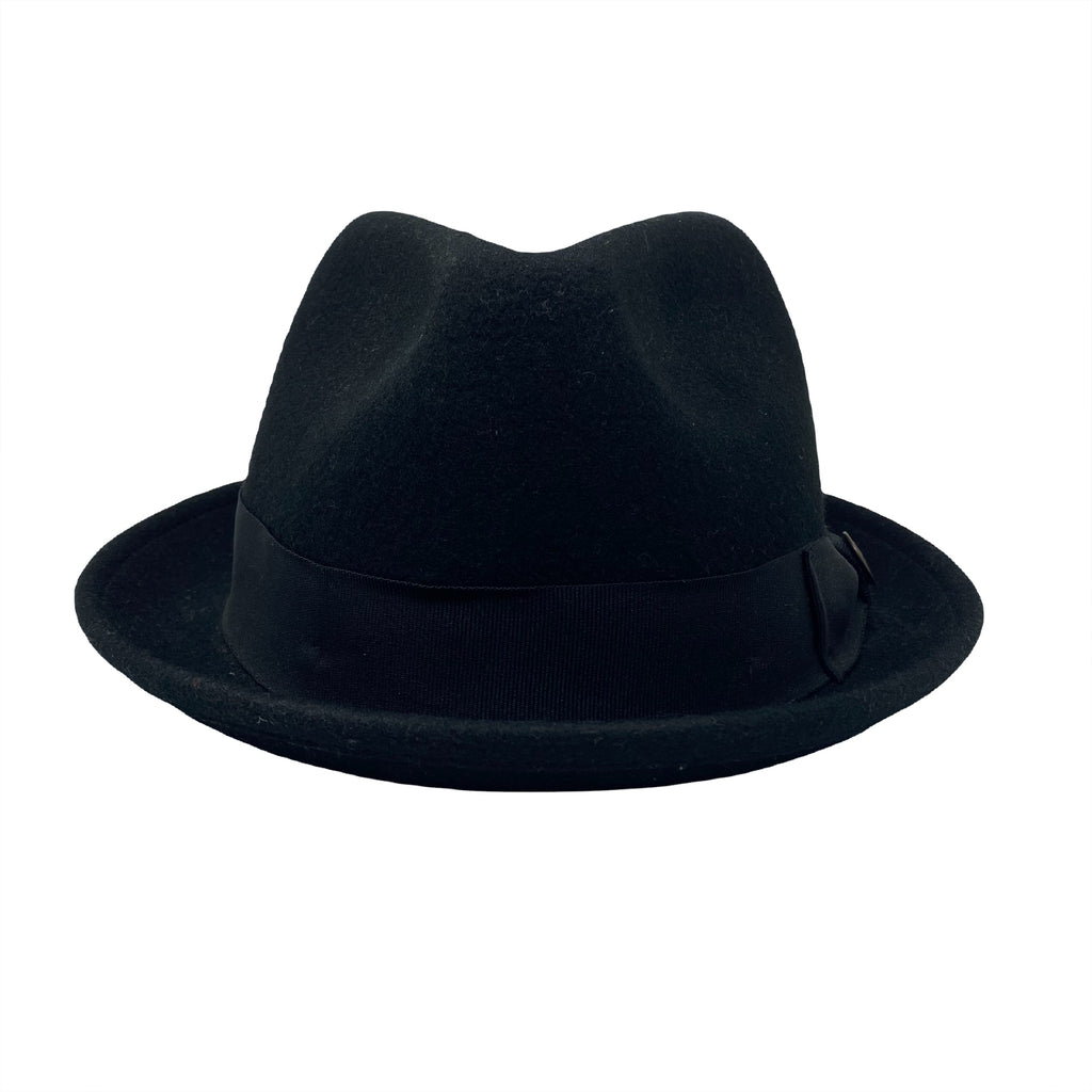 Goorin Bros Black Short Brim Fedora Wonder Hat