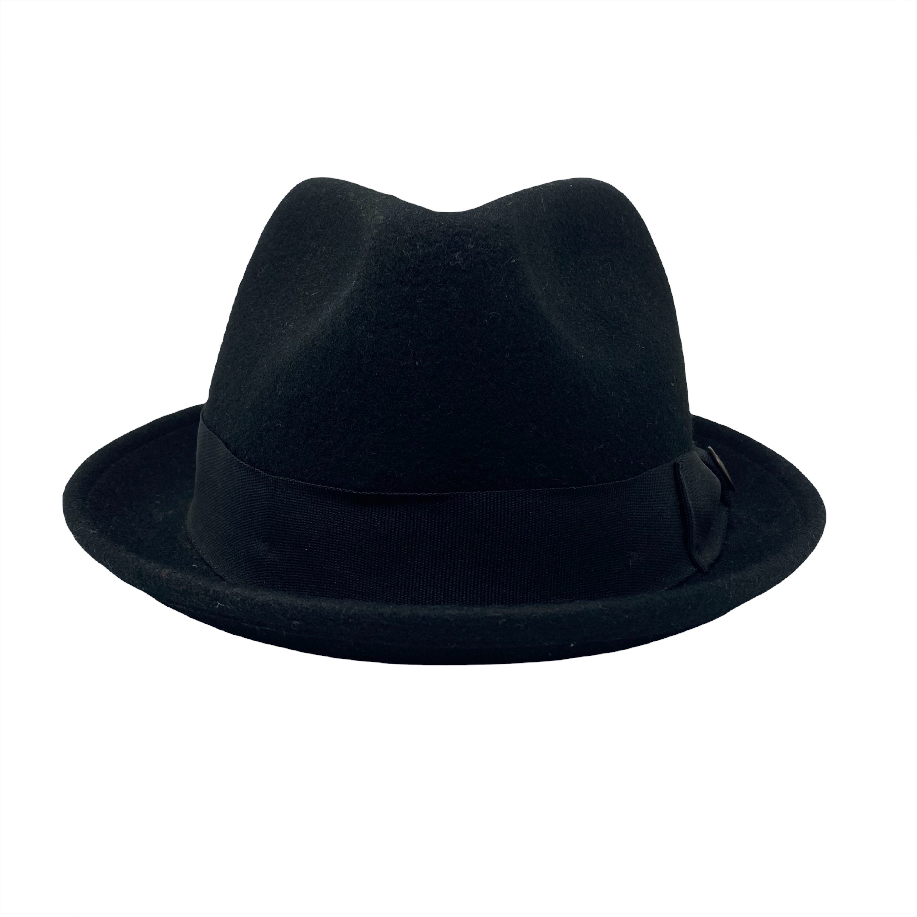 Goorin Bros Black Short Brim Fedora Wonder Hat