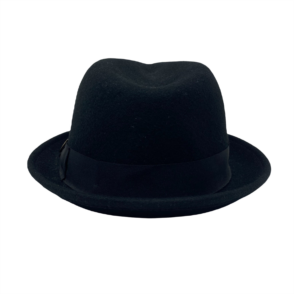 Goorin Bros Black Short Brim Fedora Wonder Hat