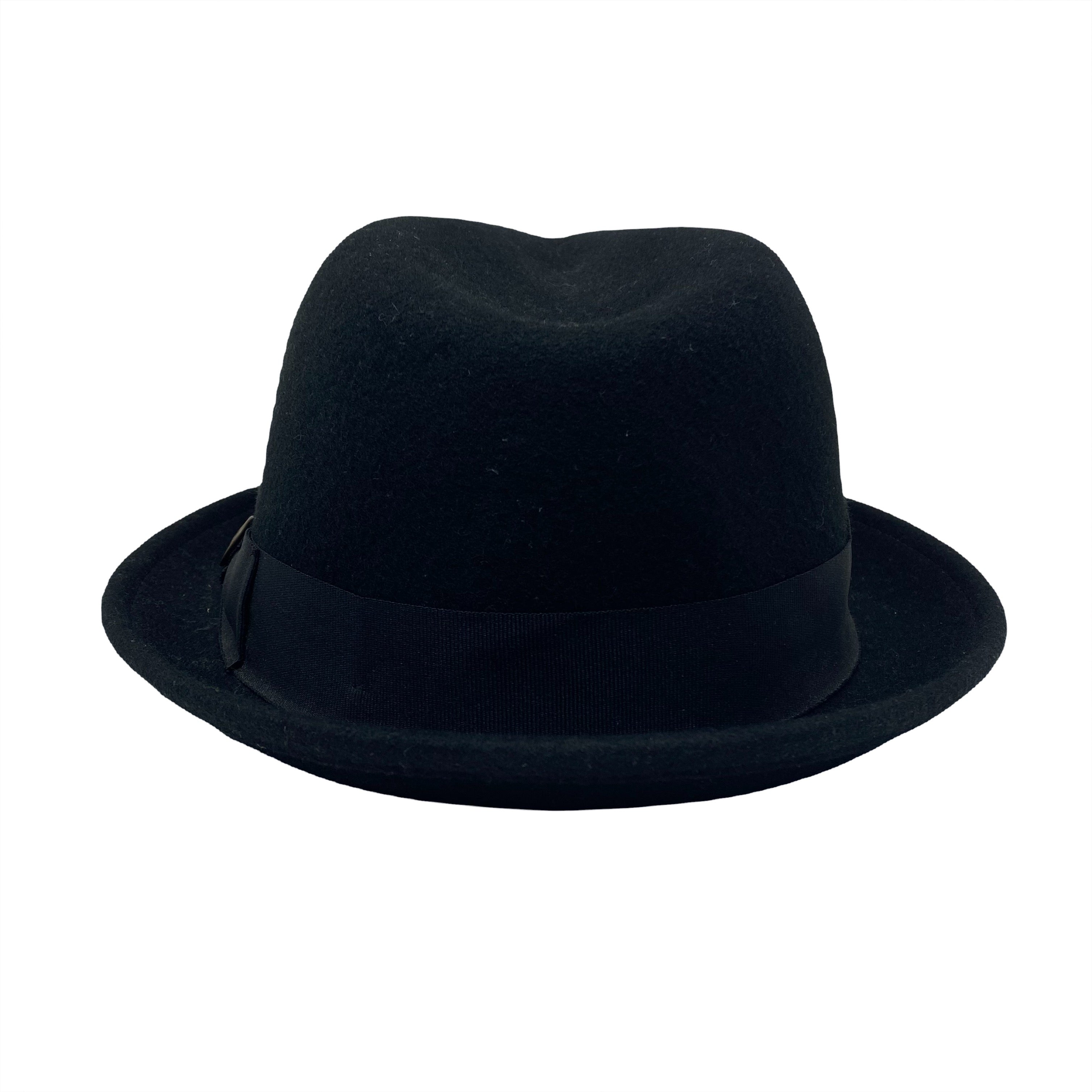 Goorin Bros Black Short Brim Fedora Wonder Hat