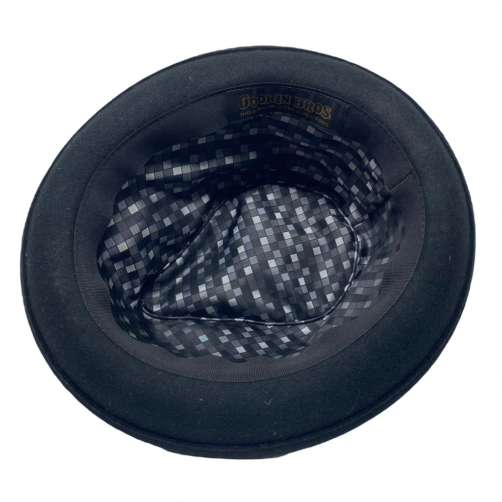 Goorin Bros Black Short Brim Fedora Wonder Hat
