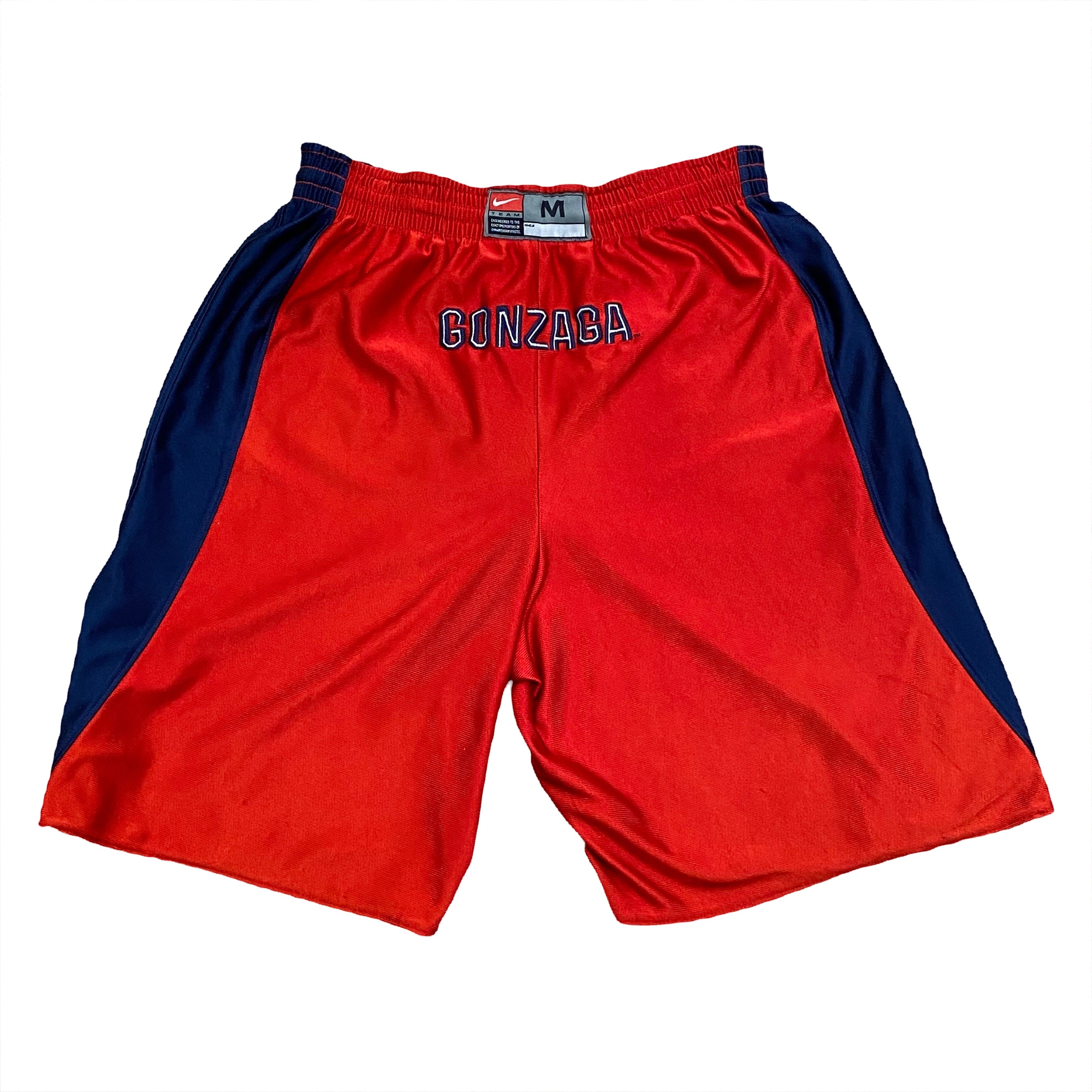 Vintage 90’s Nike NCAA Gonzaga Bulldogs Reversible Basketball Shorts Men’s Medium
