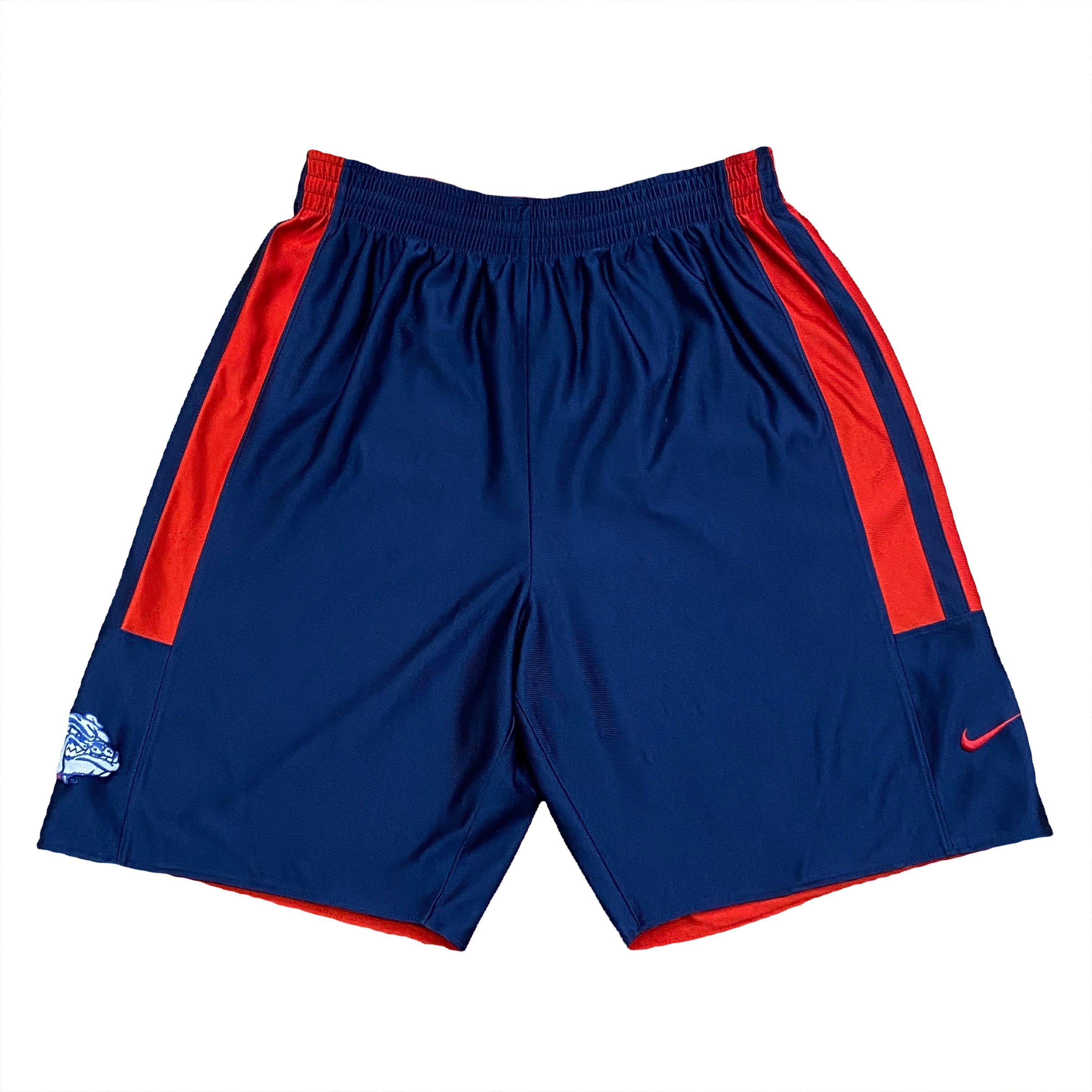 Vintage 90’s Nike NCAA Gonzaga Bulldogs Reversible Basketball Shorts Men’s Medium