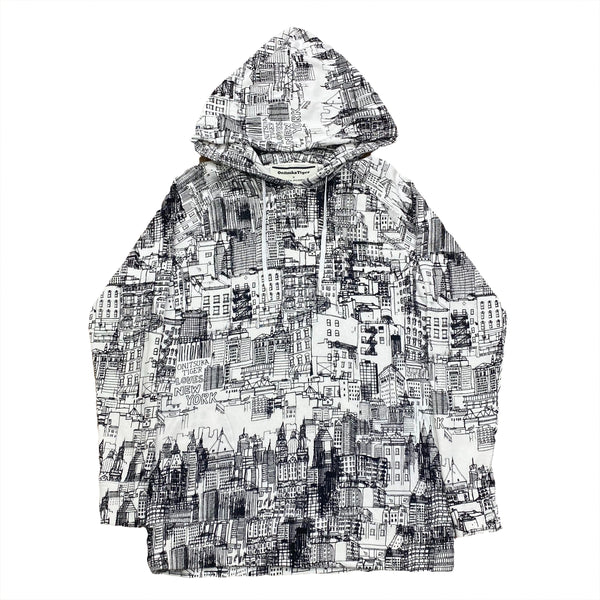 Onitsuka Tiger x Andrea Pompilio Limited Edition New York AOP Hoodie Men’s Small