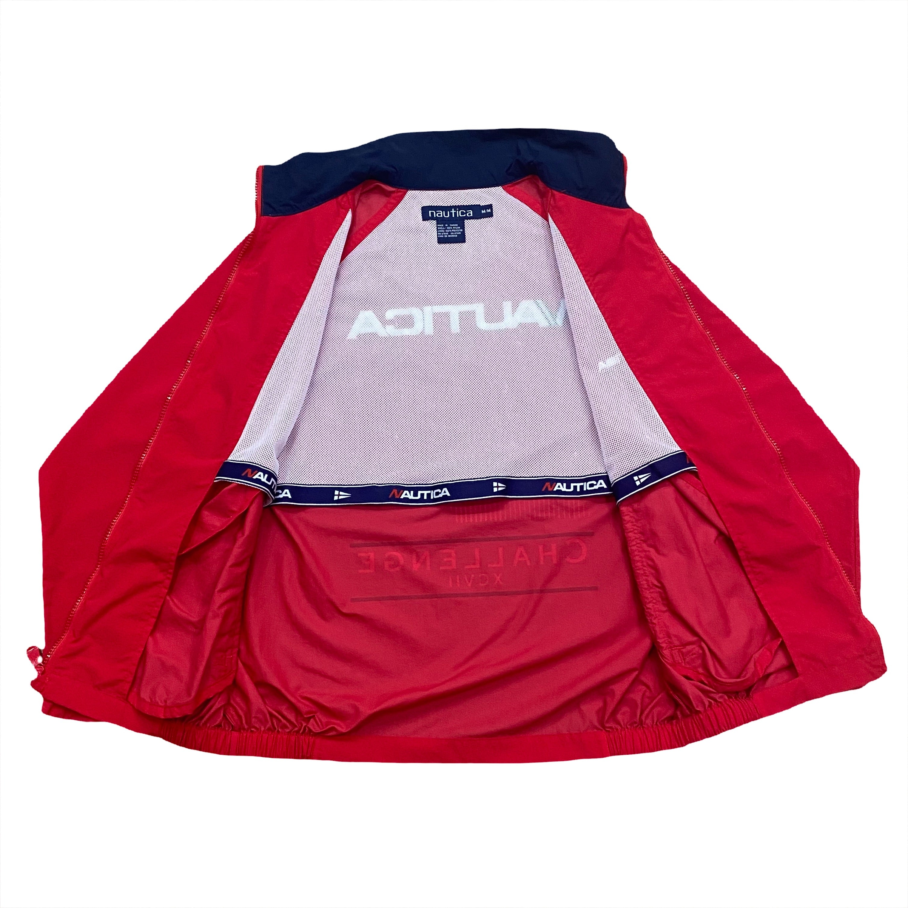 Vintage Nautica Challenge XCVII Zip Windbreaker Jacket Men’s Medium