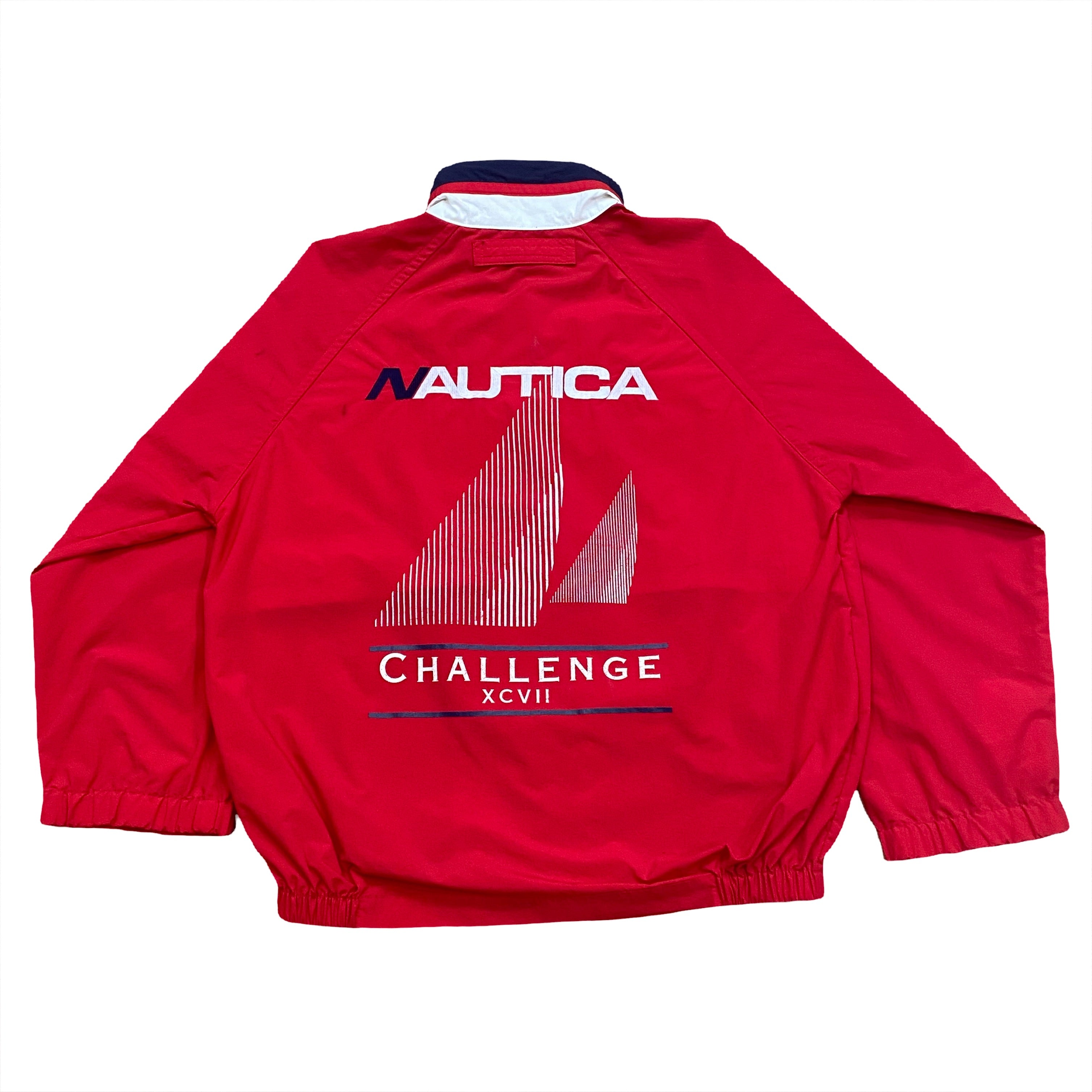 Vintage Nautica Challenge XCVII Zip Windbreaker Jacket Men’s Medium