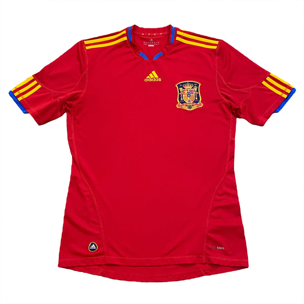 Adidas Spain 2009-2010 Football Soccer Home Jersey Men’s Medium