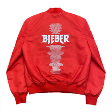 Load image into Gallery viewer, Justin Bieber 2017 Purpose Stadium Tour Team Bomber Jacket Men&#39;s Medium
