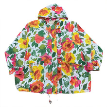 Load image into Gallery viewer, Vintage 80’s Pizazz Floral All Over Print Windbreaker Jacket Women’s Medium
